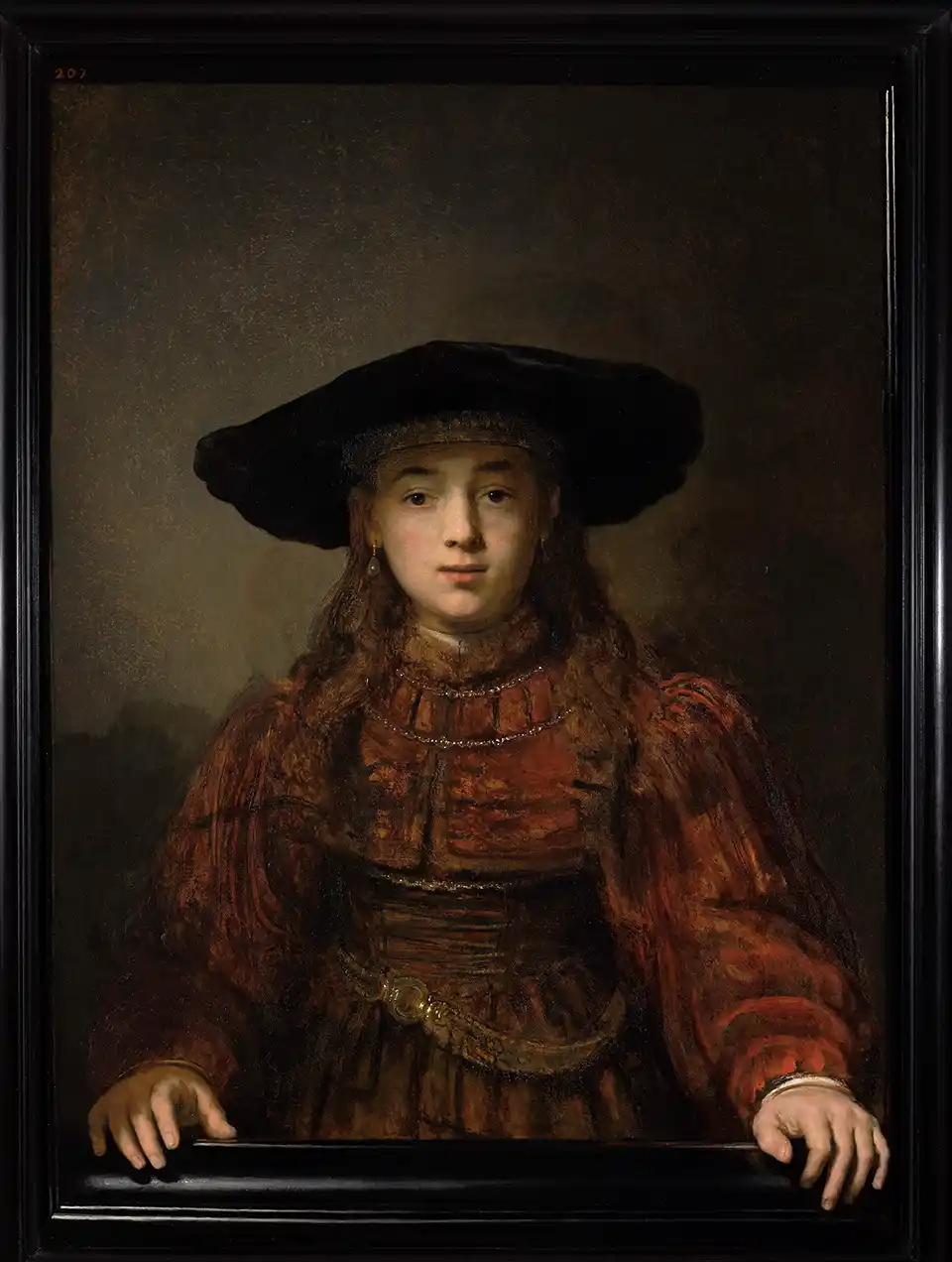 Girl in a Picture Frame